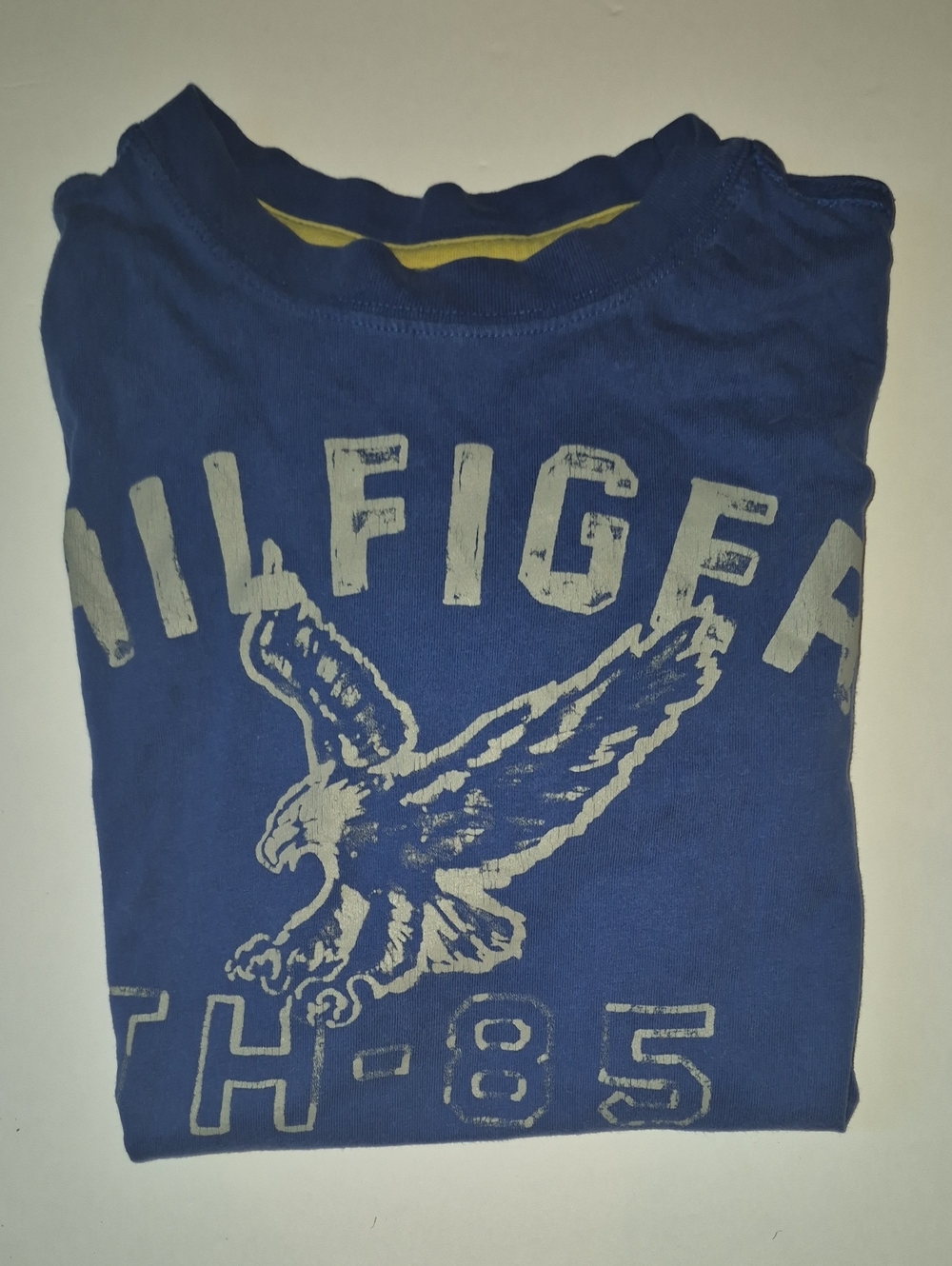 Tommy Hilfiger Size 8 Boys, Navy Blue Eagle Graphic Tee